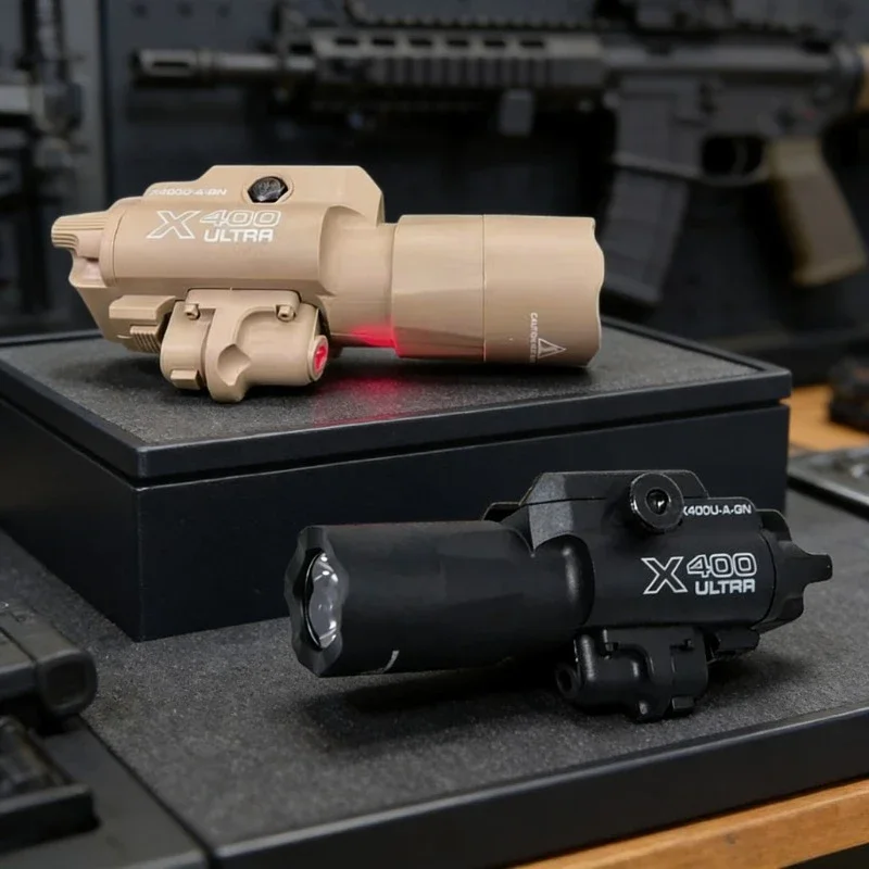 Industrial Laser Gun - 2-in-1 X400U Flashlight Laser Pointer Sight