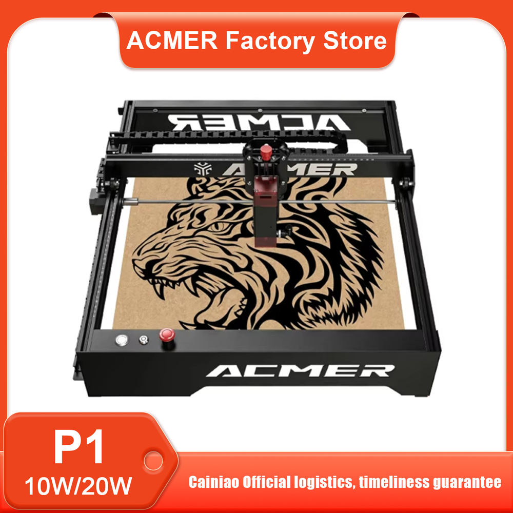 Metal Laser Cutter Head - ACMER P1 20W Laser Engraving Machine