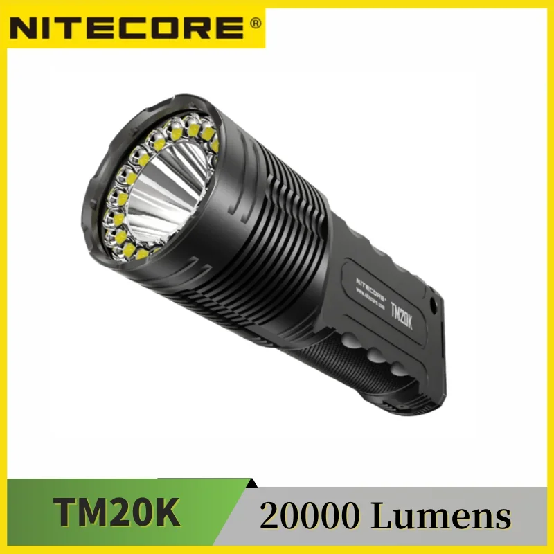 Honeycomb Laser Bed - NITECORE TM20K Tactical Flashlight 20000Lumens 19