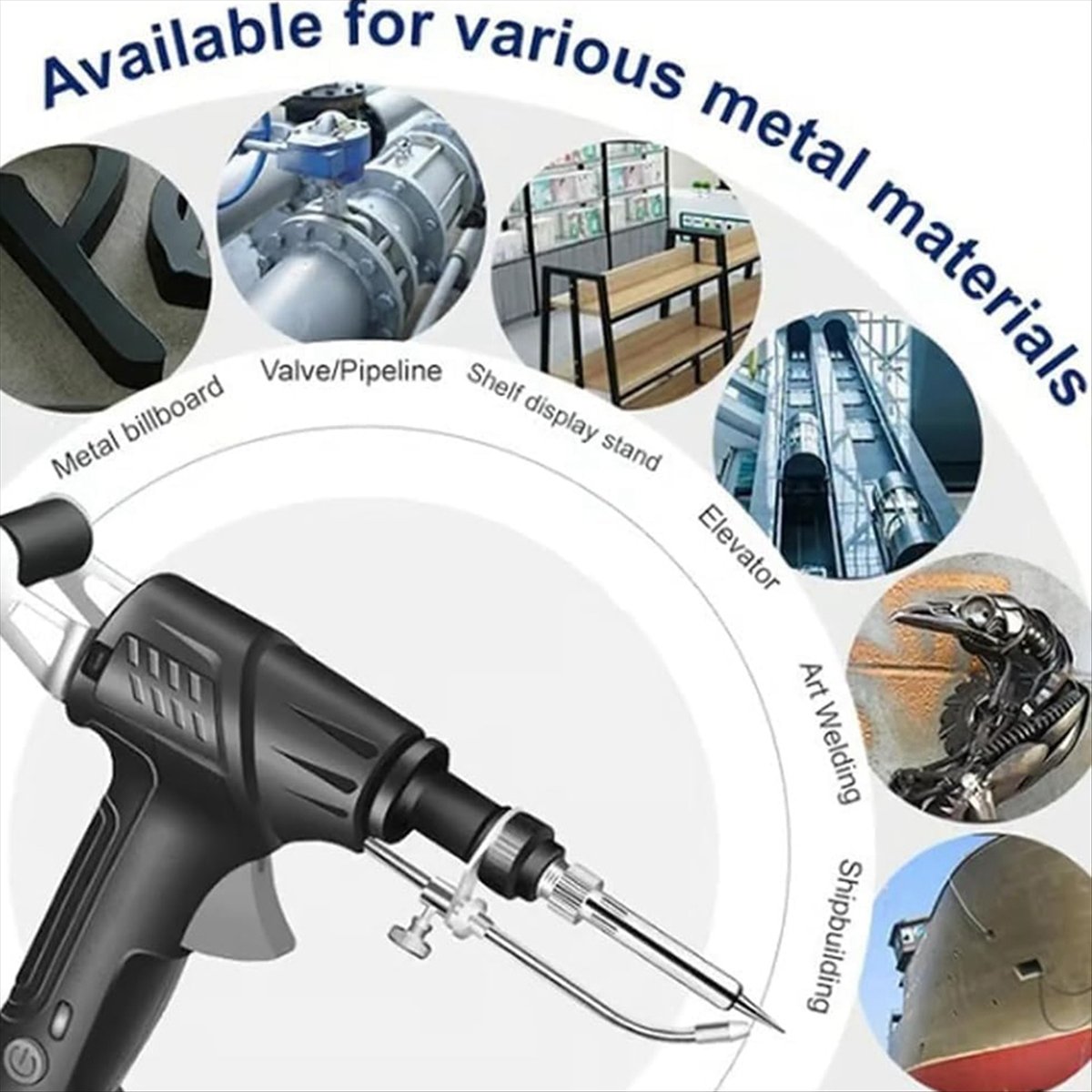 Industrial Handheld Laser Welder - A69T Internally Heated Industrial Laser-Welding Tool,110v