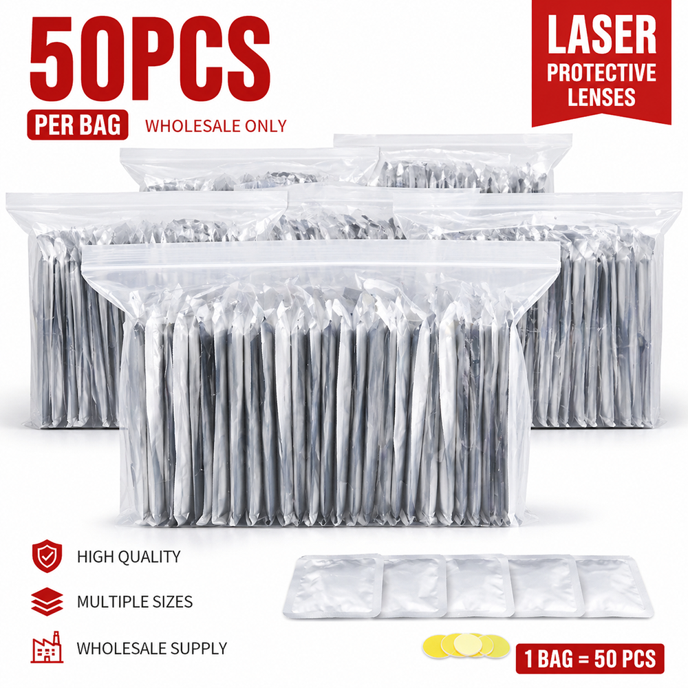Metal Laser Cutter Head - 50PCS Wholesale Praylee Laser Protective Lens