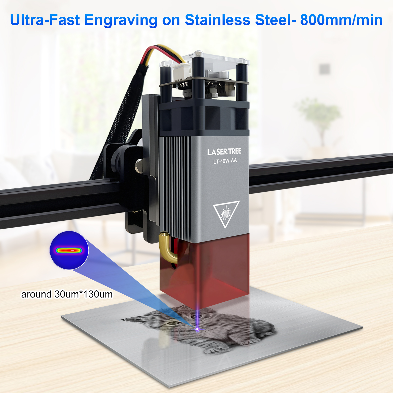 LASER TREE 5W Air Assist Metal – Metal Laser Cutter Head recenzja i cena