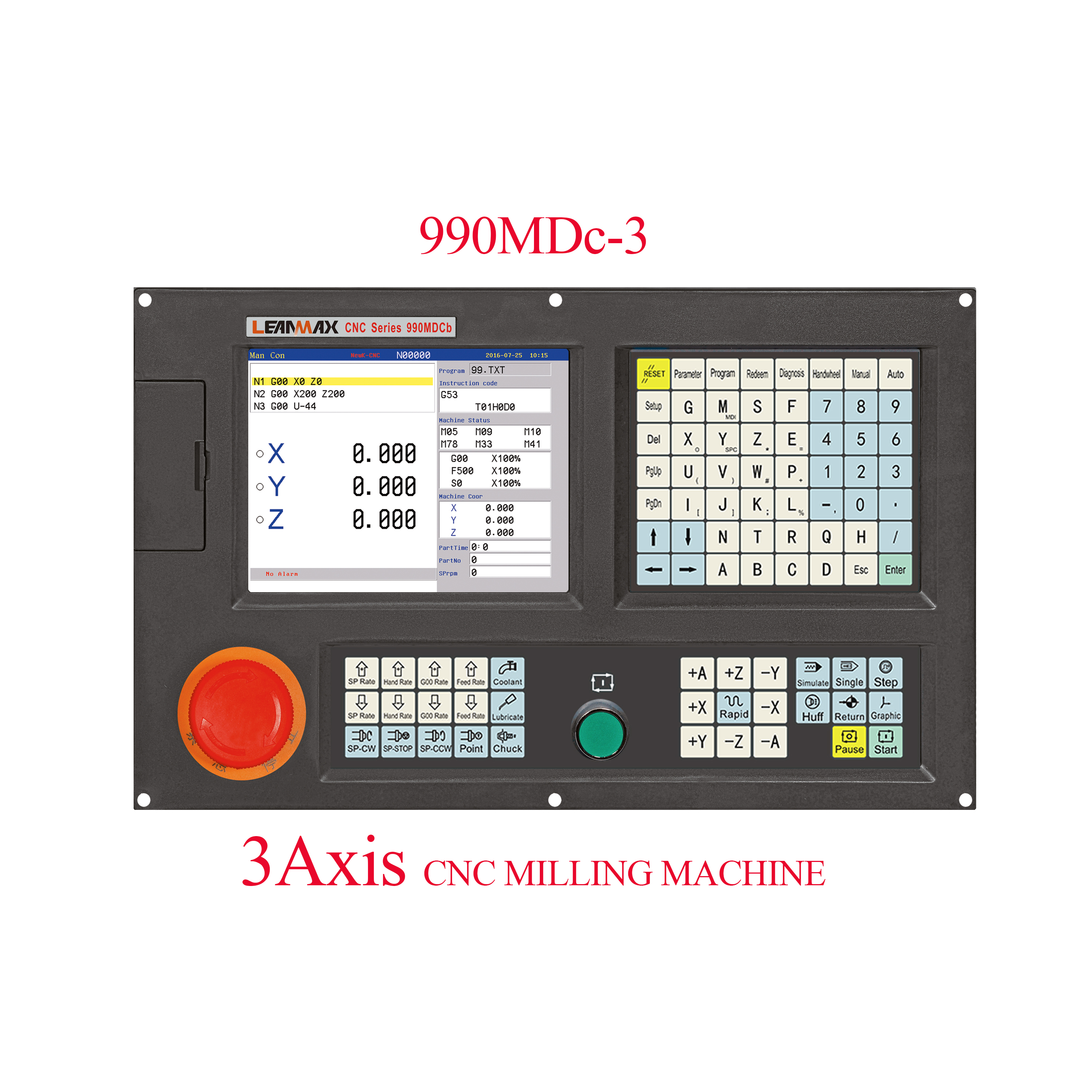 990MDC-3 CNC Milling Controlle – Cnc Milling Machine recenzja i cena