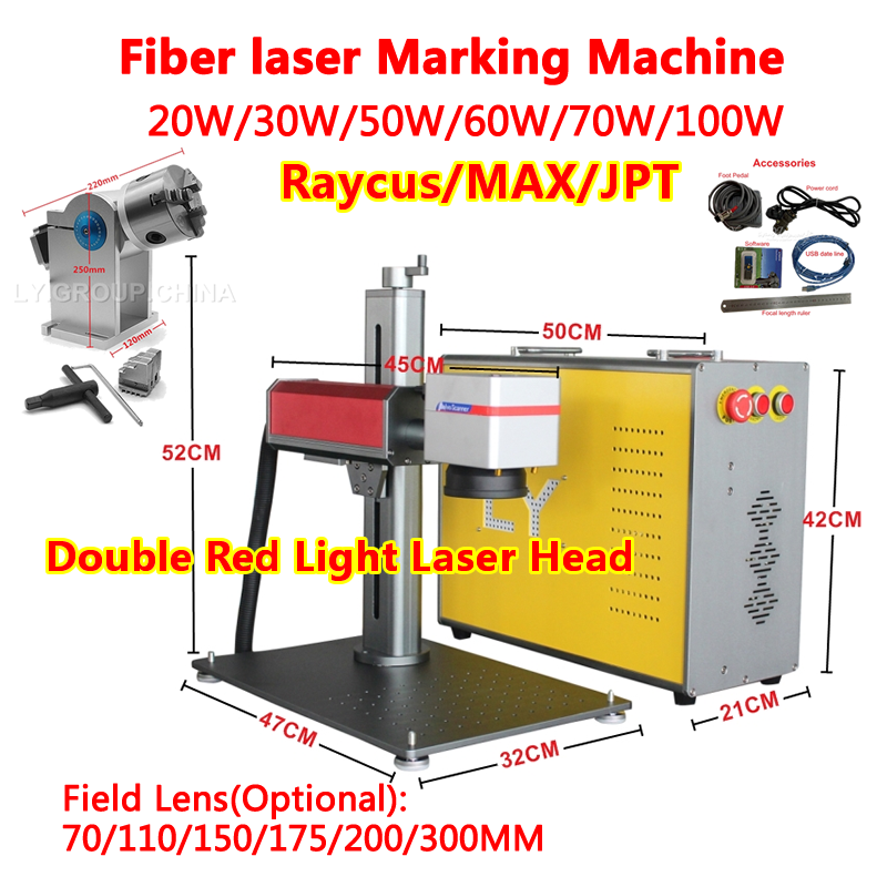 100W Raycus Split type Fiber L – Industrial Laser Marking Machine recenzja i cena