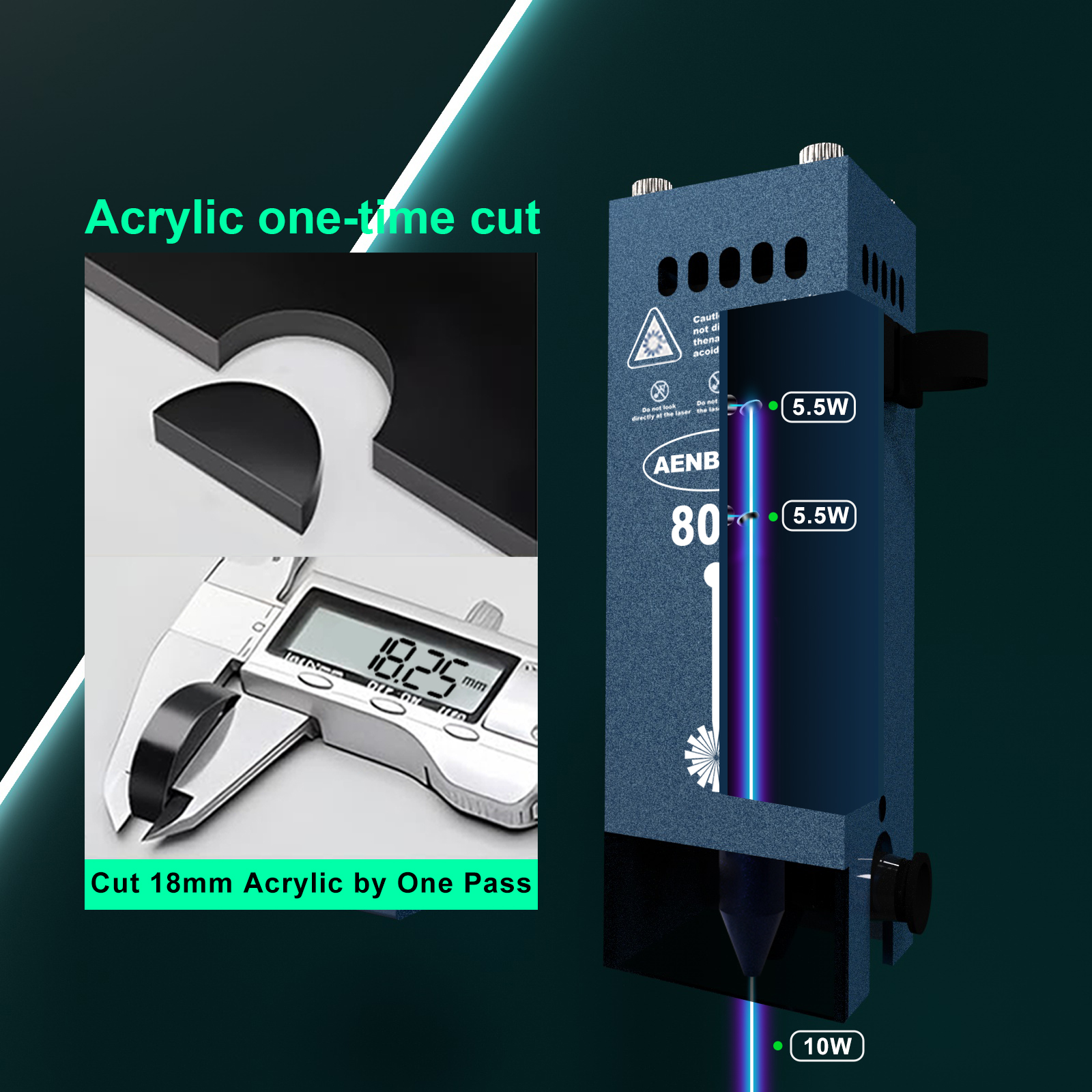AENBUSLM 80W Laser Engraving H – Metal Laser Cutter Head recenzja i cena