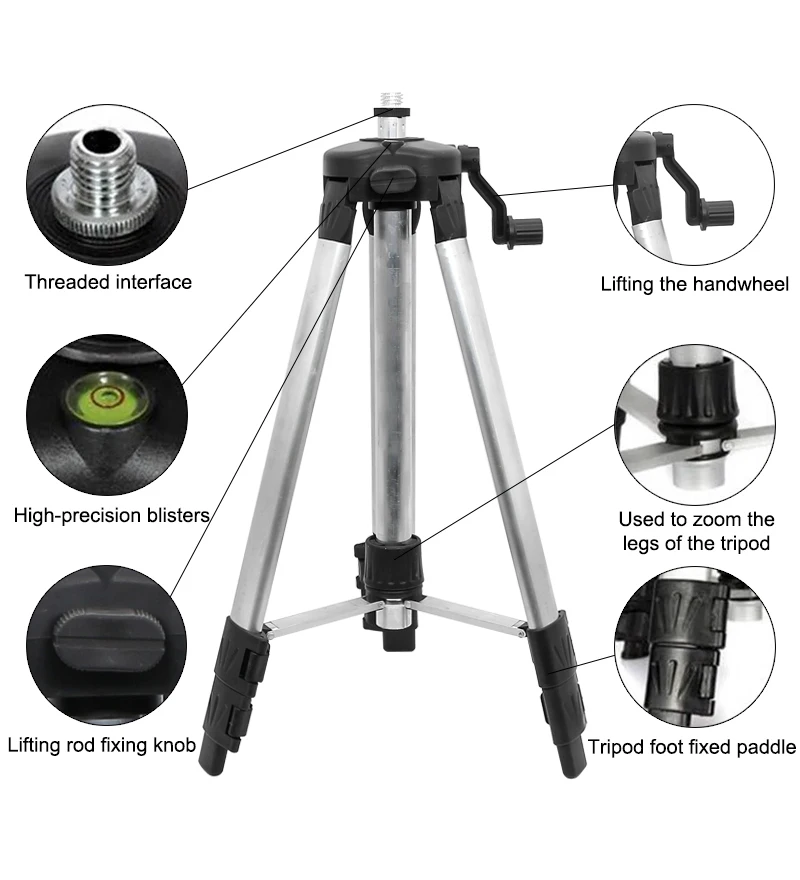 1.2/1.5m Laser Level Tripod Ad – Industrial Laser Alignment Tool recenzja i cena