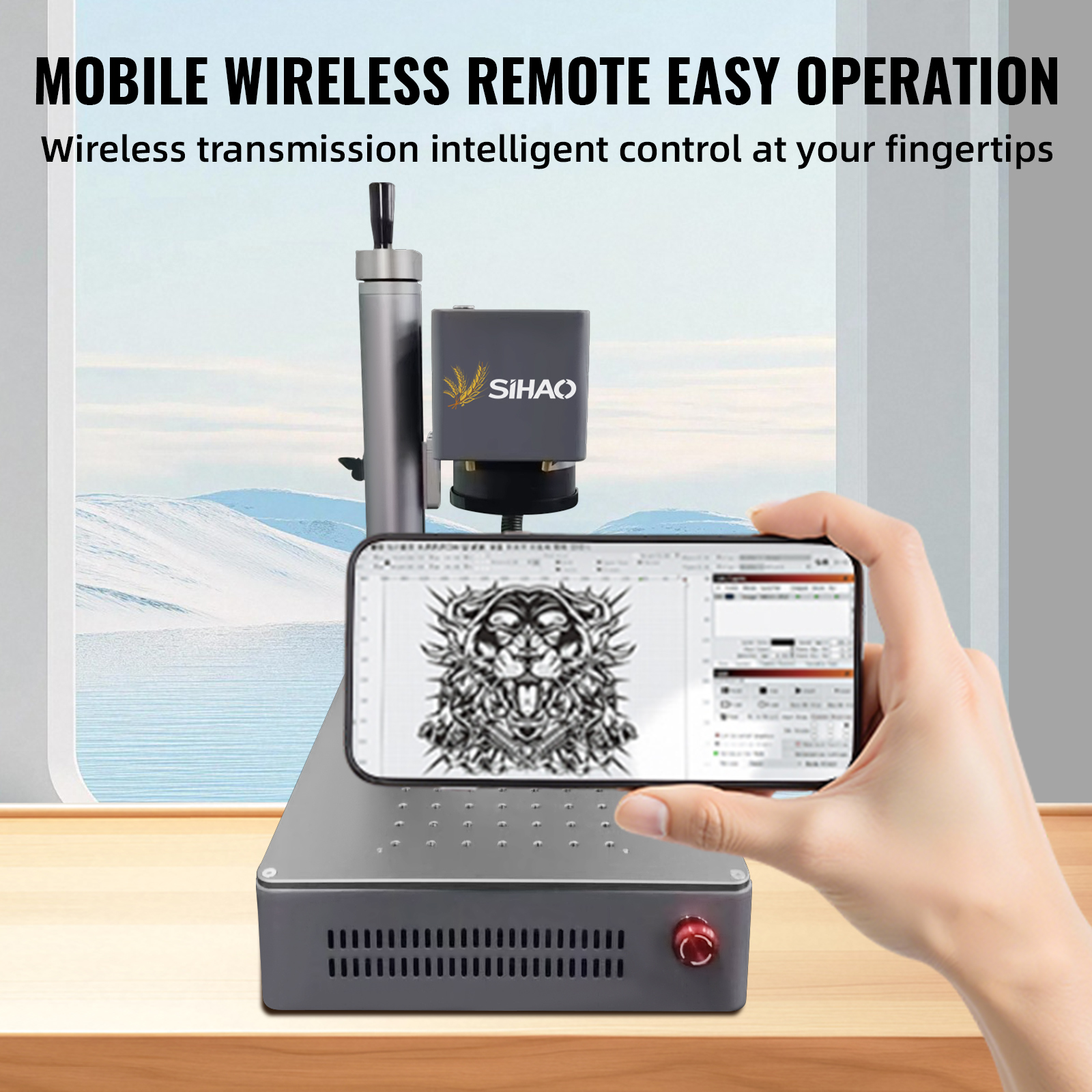SIHAO Portable Industrial Fibe – Industrial Laser Marking Machine recenzja i cena