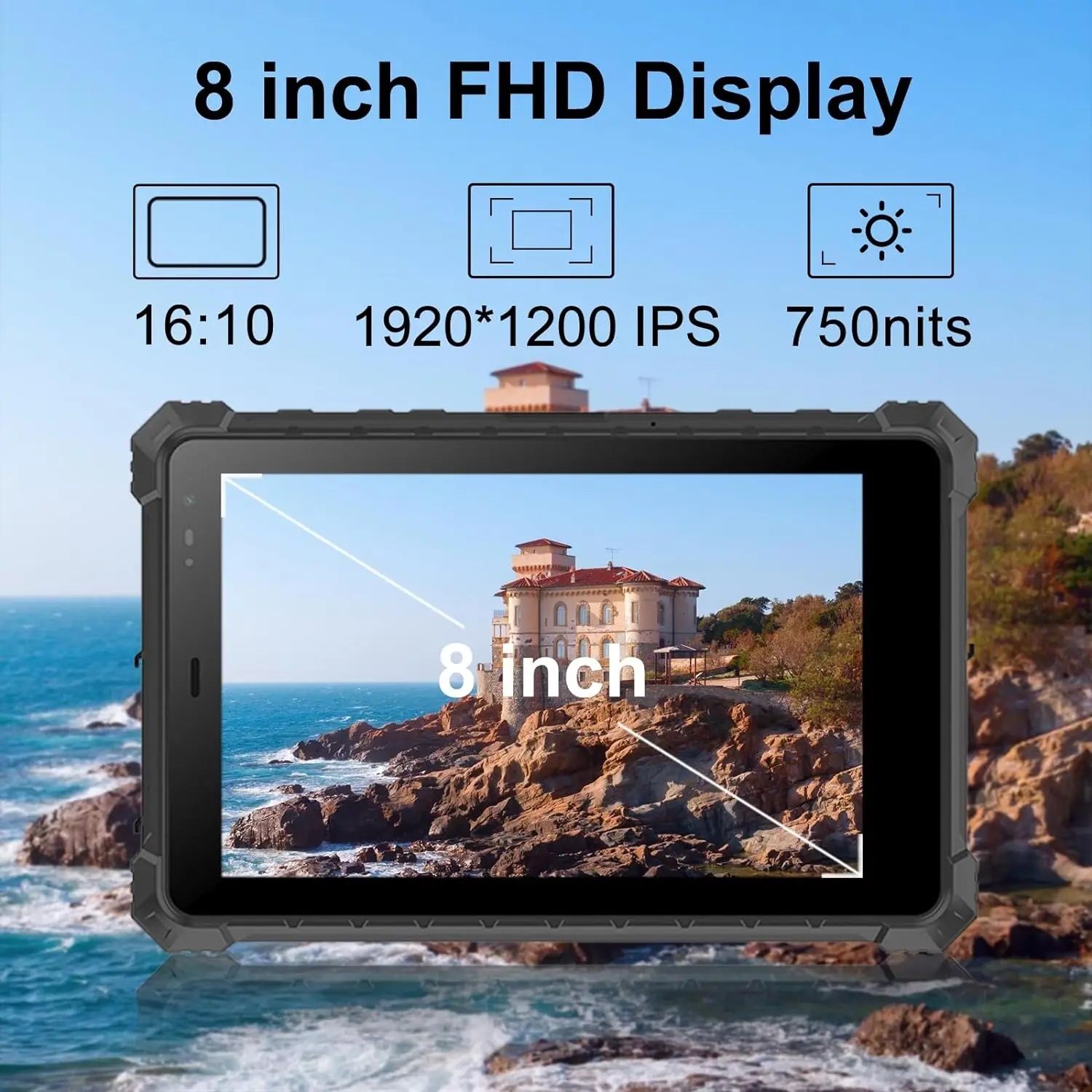 8-Inch Rugged Tablet Windows 1 – Industrial Laser Light recenzja i cena