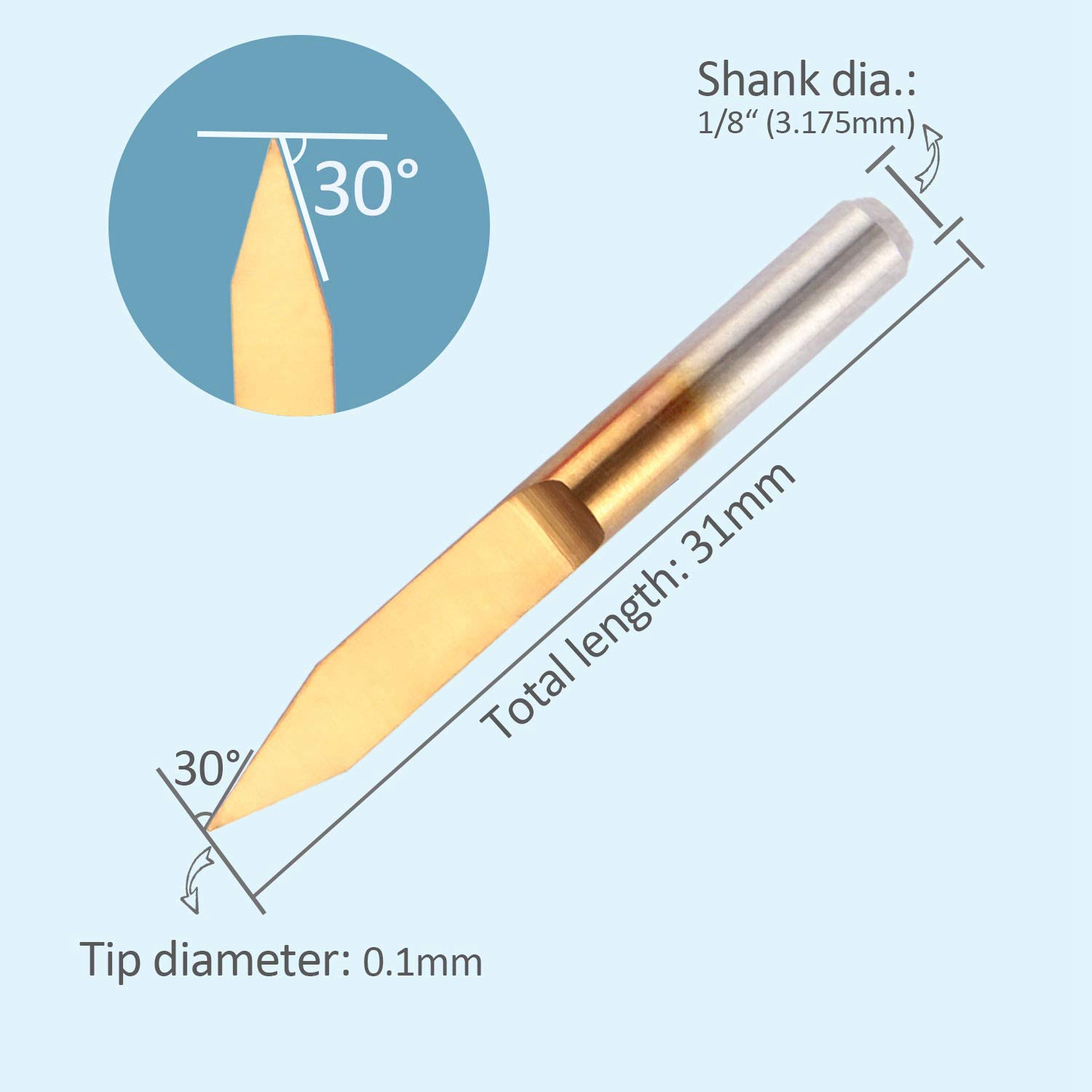 NEW HOT In Stock-10Pcs 30 Degr – Cnc Router Bit recenzja i cena