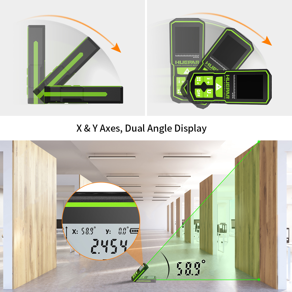 Huepar Laser Rangefinder Digit – Industrial Laser Training recenzja i cena