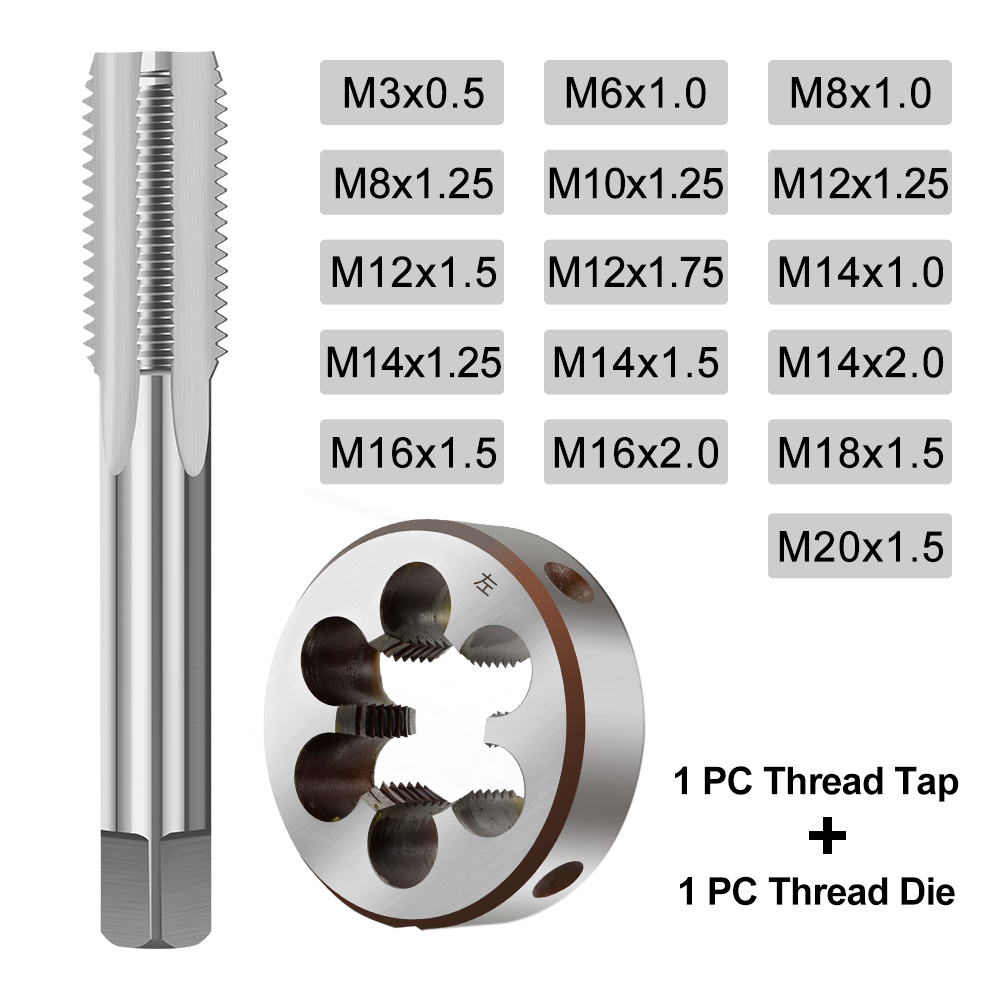 2pcs Left Tap Turn Tap and Die – Cnc Router Bit recenzja i cena