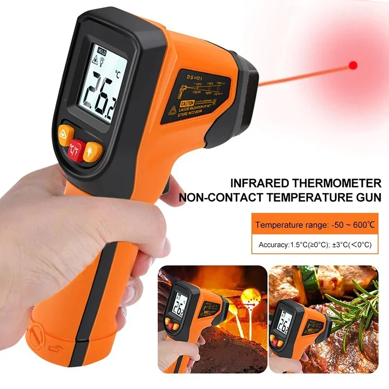 T400 T600 Digital Infrared The – Industrial Laser Thermometer Gun recenzja i cena