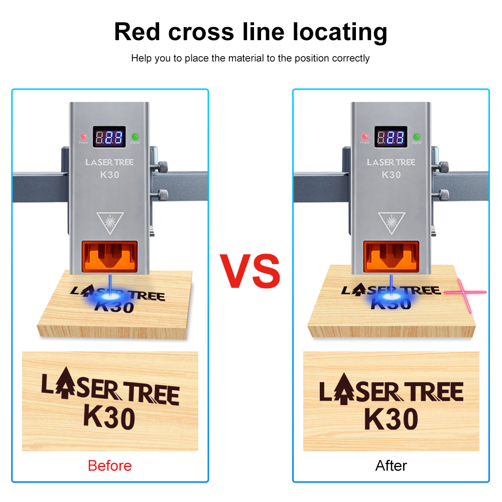 LASER TREE K30 30W Optical Pow – Metal Laser Cutter Head recenzja i cena