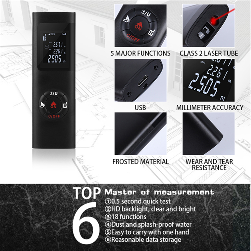 40M Laser Distance Meter Laser – Industrial Laser Training recenzja i cena
