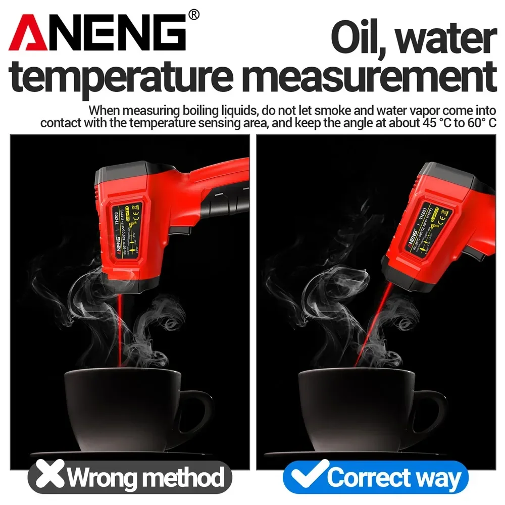 Infrared thermometer -50℃~600℃ – Industrial Laser Thermometer Gun recenzja i cena