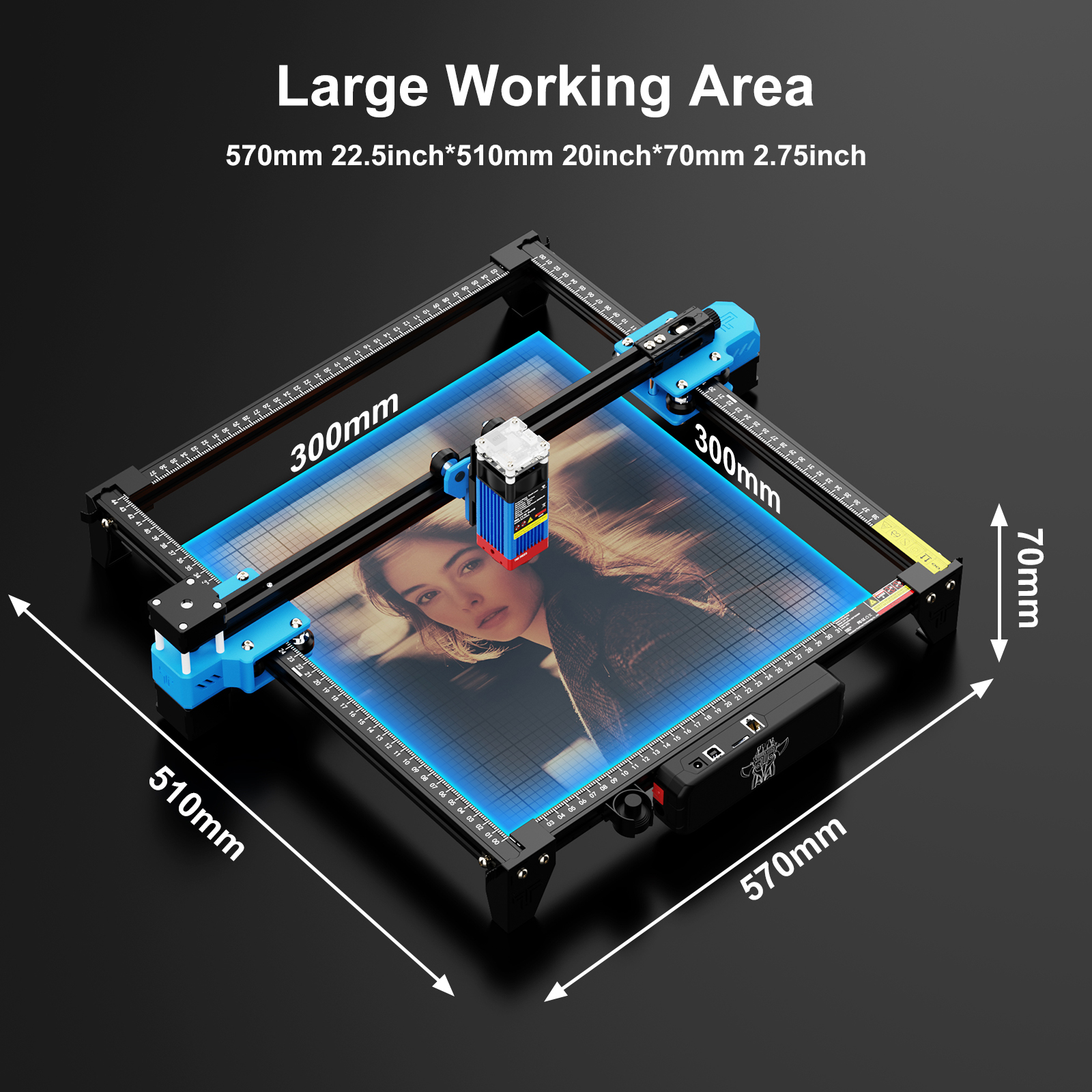 TwoTrees TTS-55 Pro Laser Engr – Industrial Laser Sensor recenzja i cena