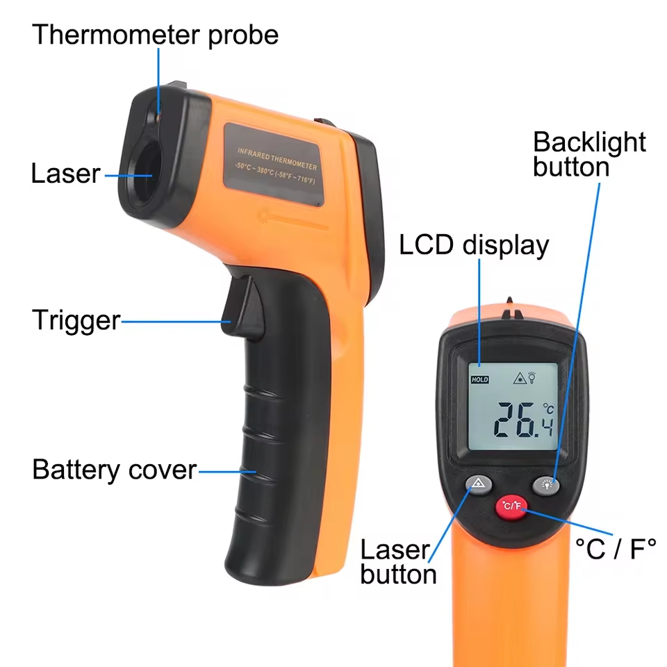 New T600 T600A Digital Infrare – Industrial Laser Thermometer Gun recenzja i cena