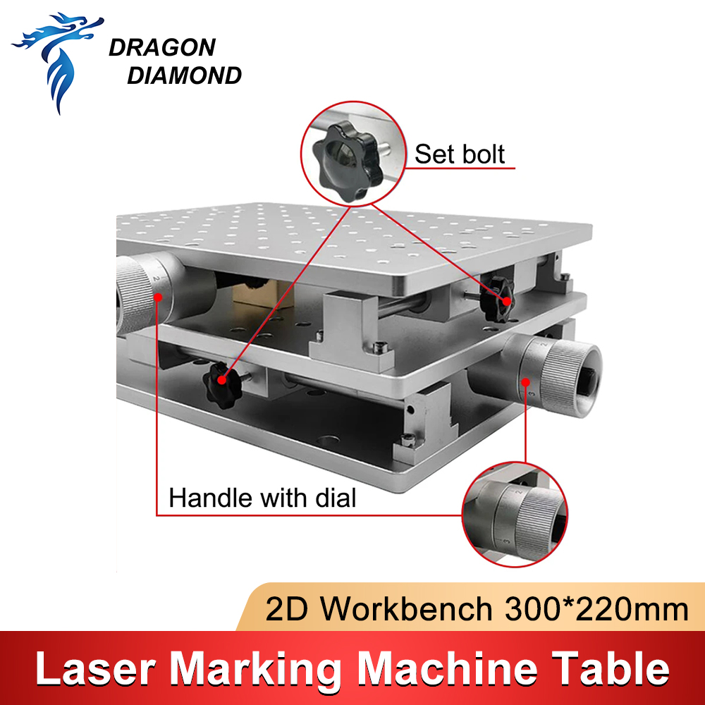 300*220mm 2D Worktable XY 2 Ax – Laser Marking Machine recenzja i cena