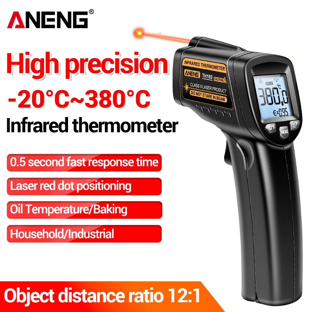 ANENG TH103 Infrared Laser The – Industrial Laser Thermometer Gun recenzja i cena