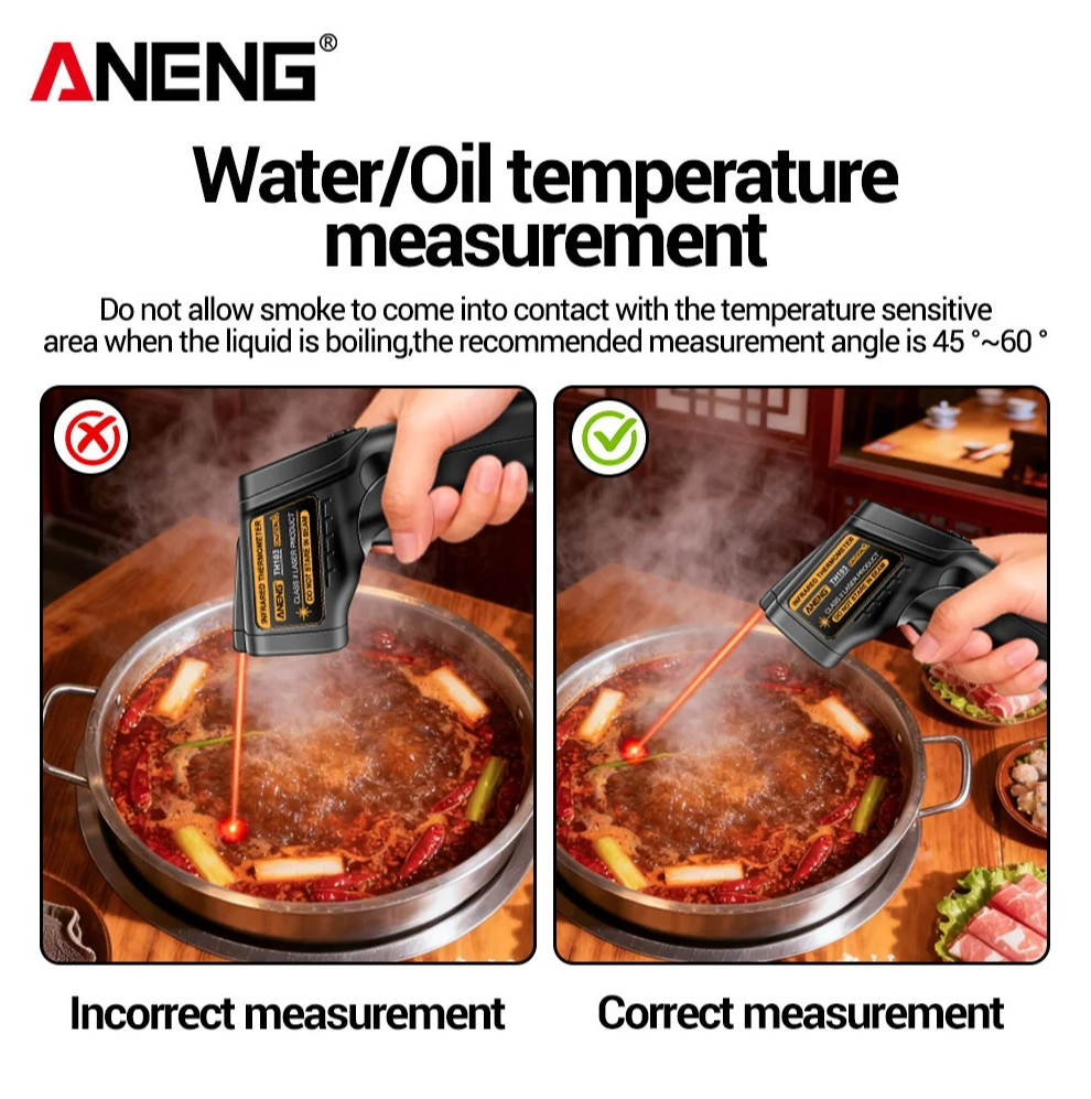 ANENG TH103 Infrared Laser The – Industrial Laser Thermometer Gun recenzja i cena