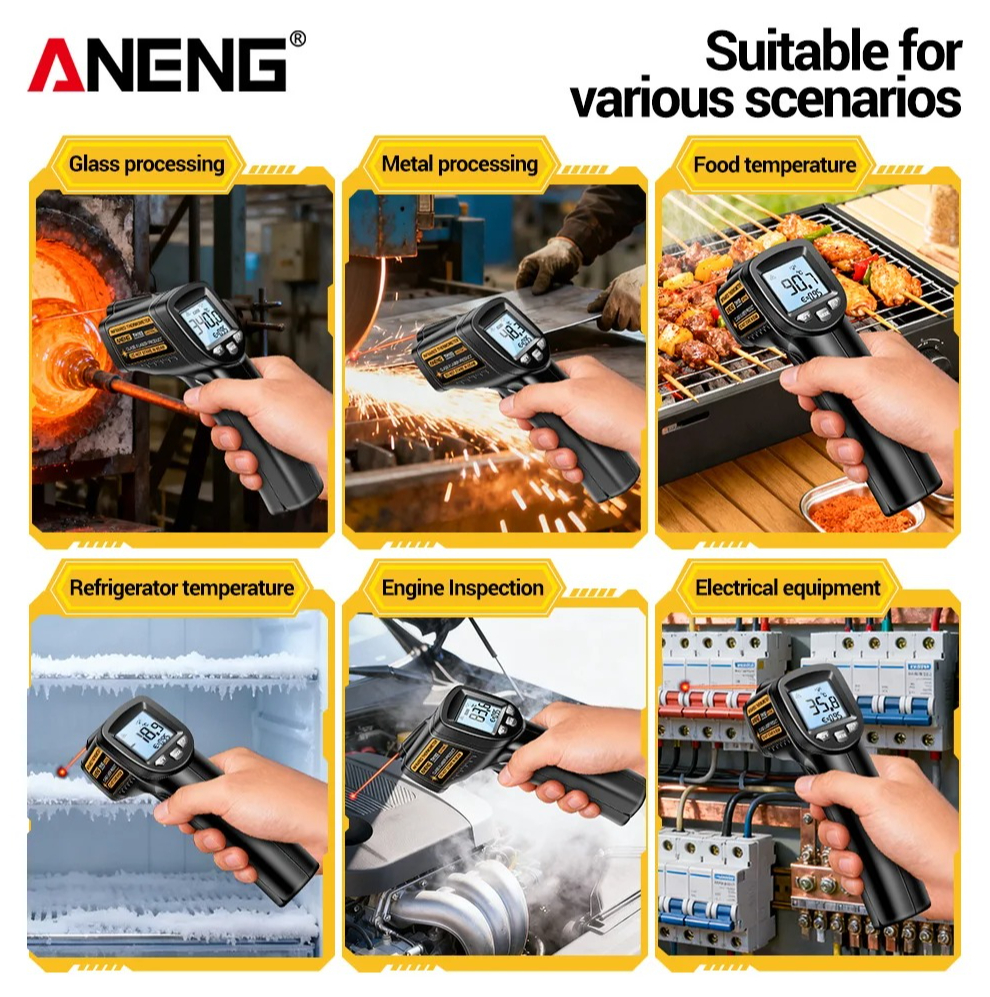 ANENG TH103 Infrared Laser The – Industrial Laser Thermometer Gun recenzja i cena