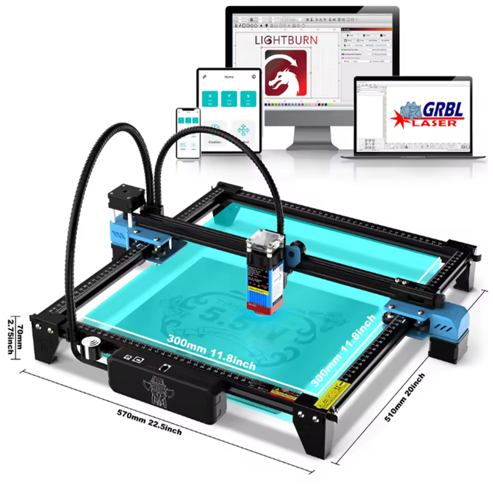 TwoTrees TTS-55 Pro/TTS-10 Pro – Fiber Laser Cutting Machine recenzja i cena
