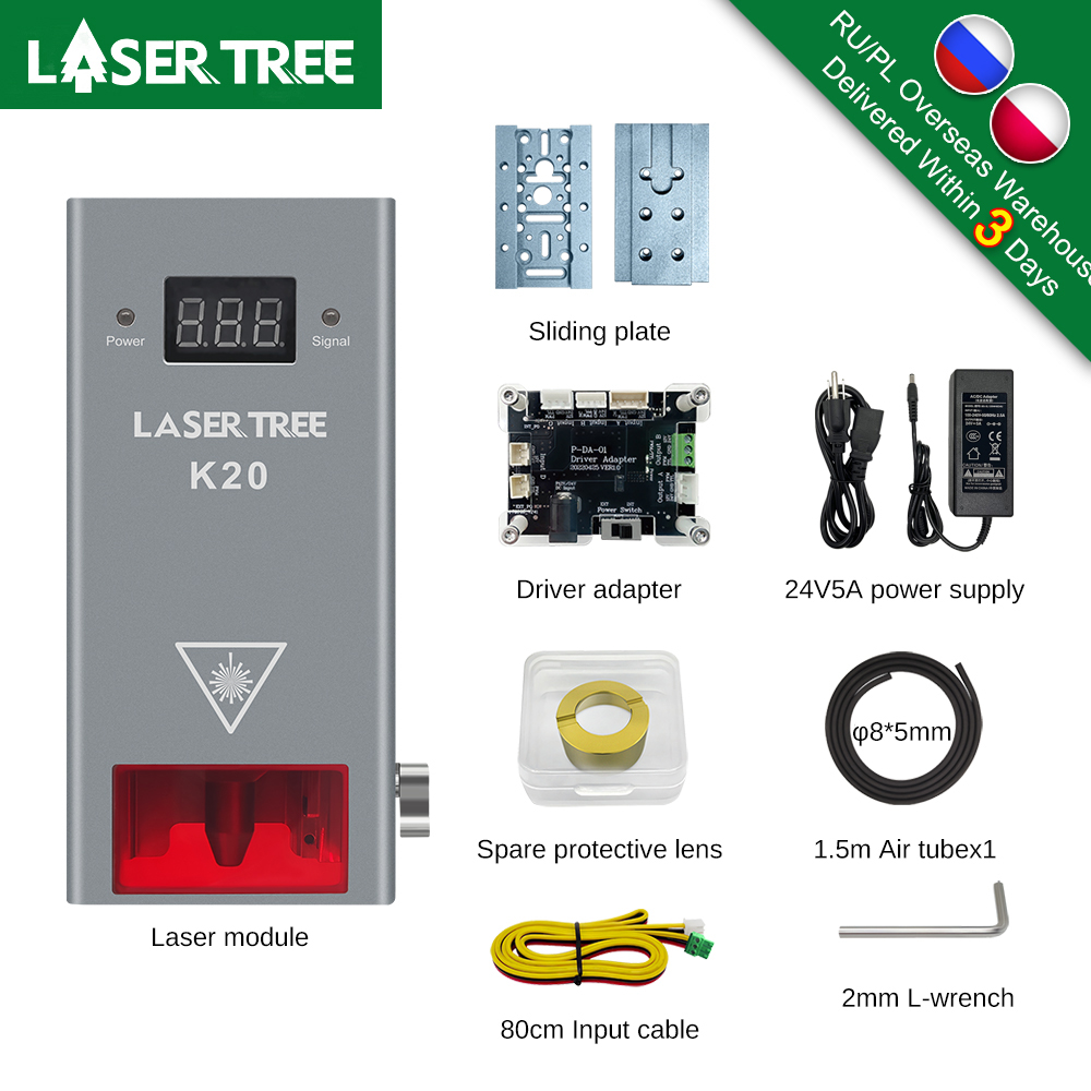 LASER TREE 20W 10W 5W Optical  – Industrial Laser Pointer 24V recenzja i cena