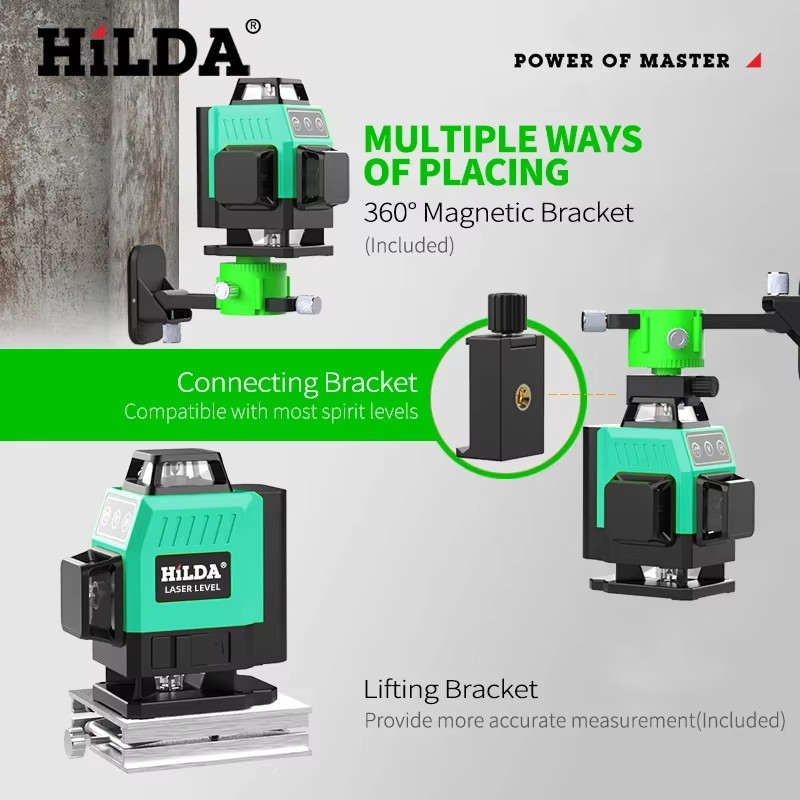 HILDA 12/16 Lines Green Laser  – Industrial Laser Alignment Tool recenzja i cena