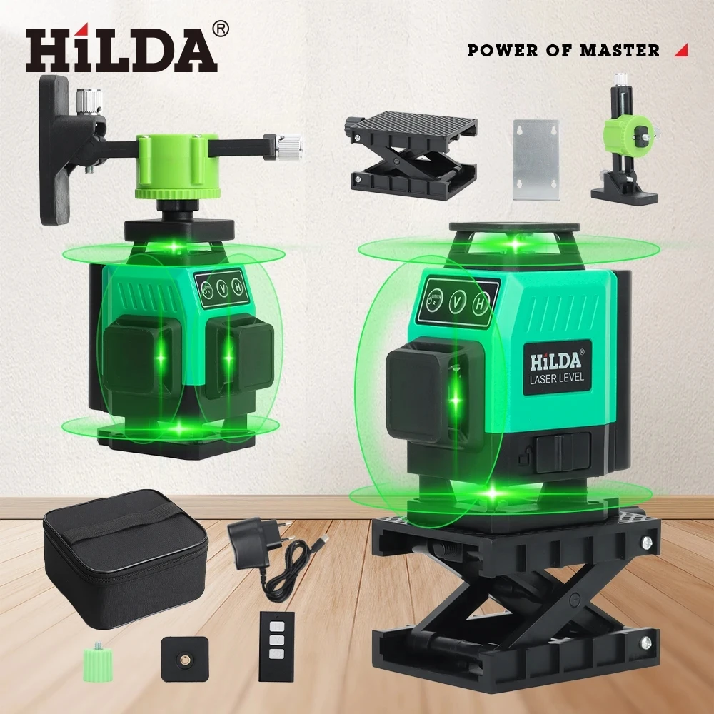 HILDA 12/16 Lines Green Laser  – Industrial Laser Alignment Tool recenzja i cena