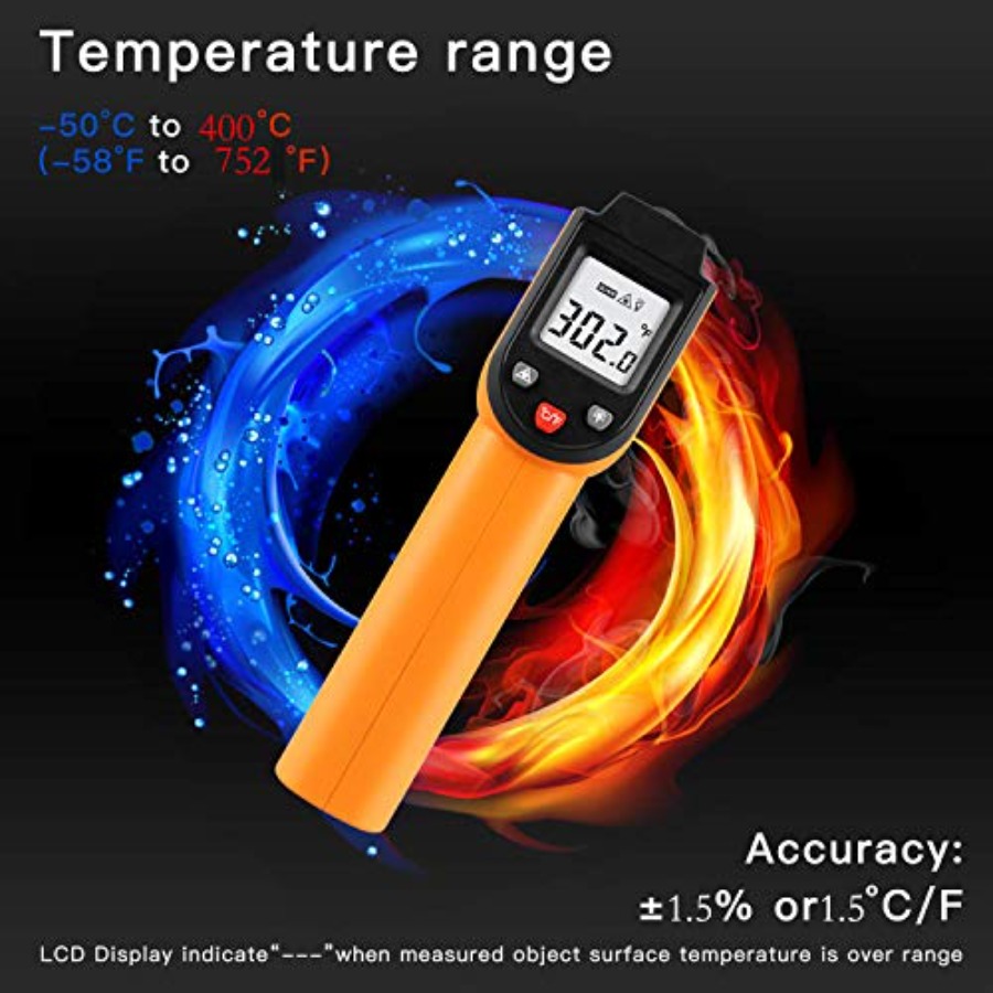 Laser Infrared Thermometer Non – Industrial Laser Thermometer Gun recenzja i cena