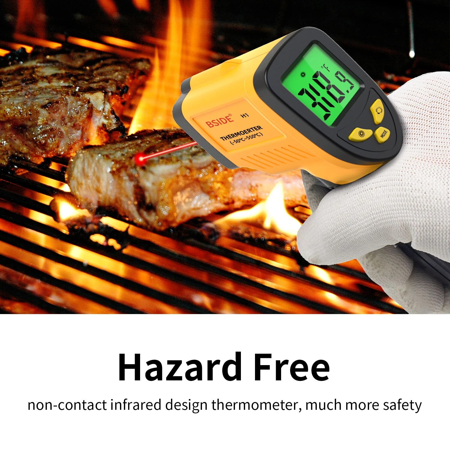Digital Infrared Thermometer - – Industrial Laser Thermometer Gun recenzja i cena