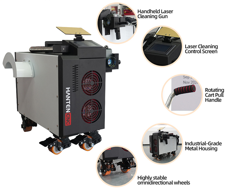 Pulse Laser Cleaner 500W Air C – Industrial Laser Paint Remover recenzja i cena