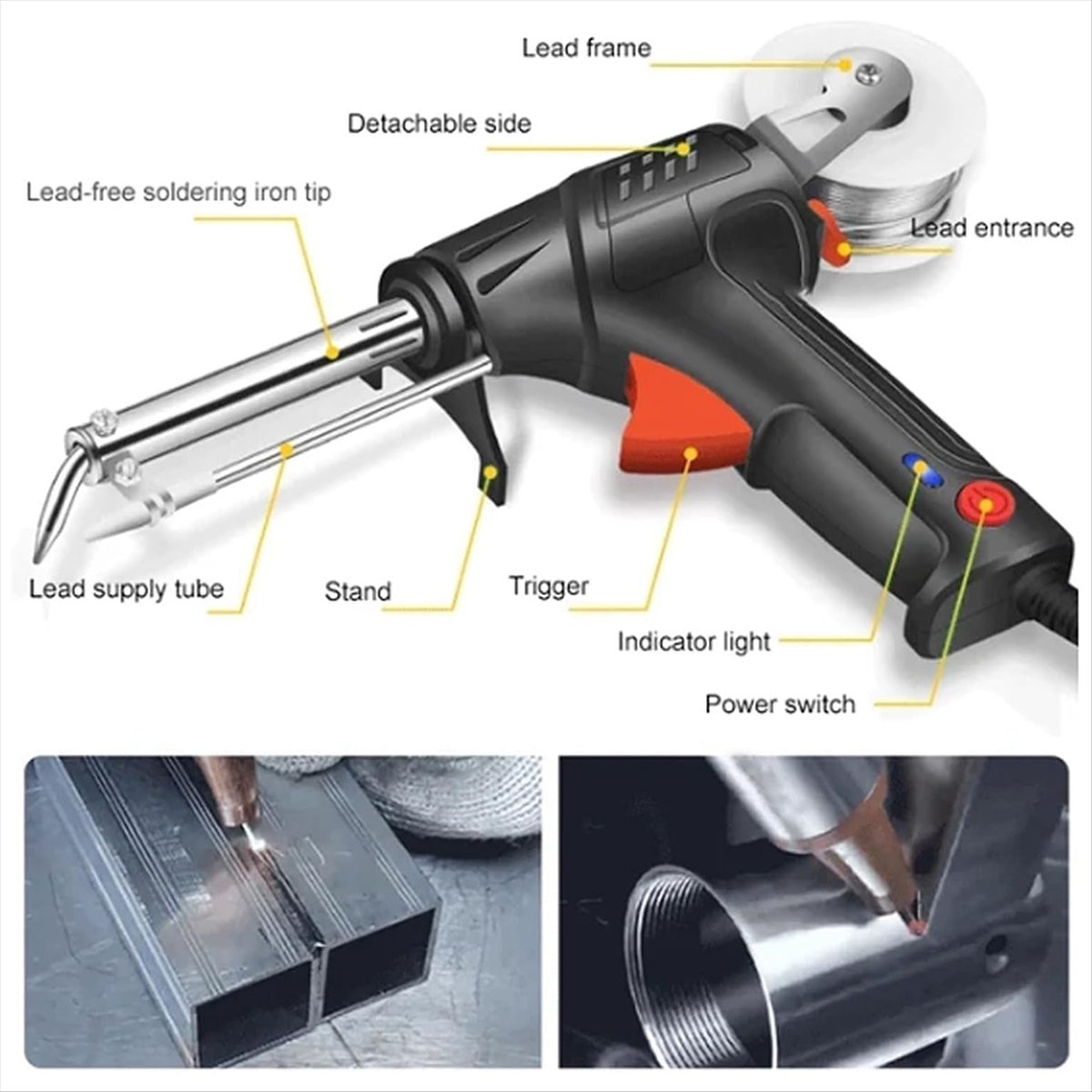 A69T Internally Heated Industr – Industrial Handheld Laser Welder recenzja i cena