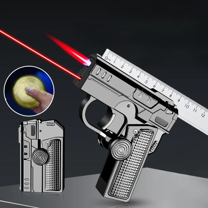 Creative Red Flame Gas Lighter – Industrial Laser Gun recenzja i cena