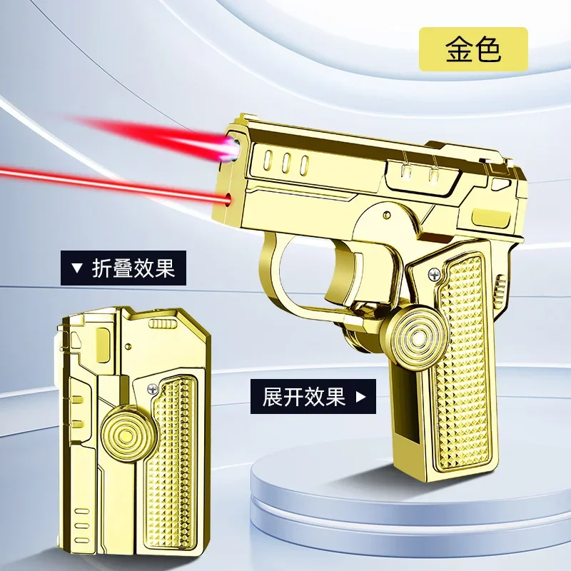Creative Red Flame Gas Lighter – Industrial Laser Gun recenzja i cena