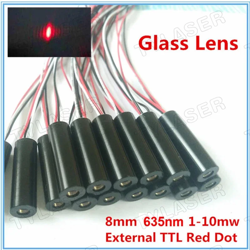 External TTL 8mm 635nm Red Dot – Industrial Grade Laser Pointer recenzja i cena