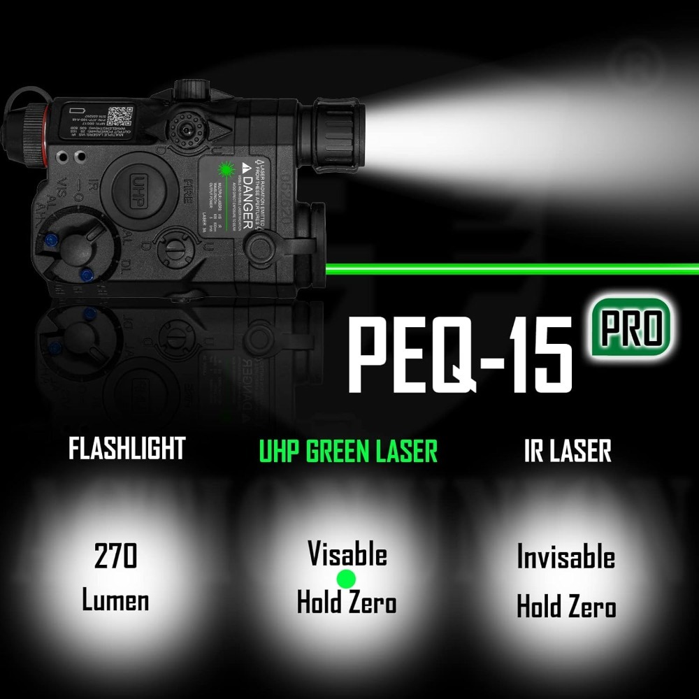 PEQ-15 Airsoft Red Green Dot L – Industrial Laser Gun recenzja i cena