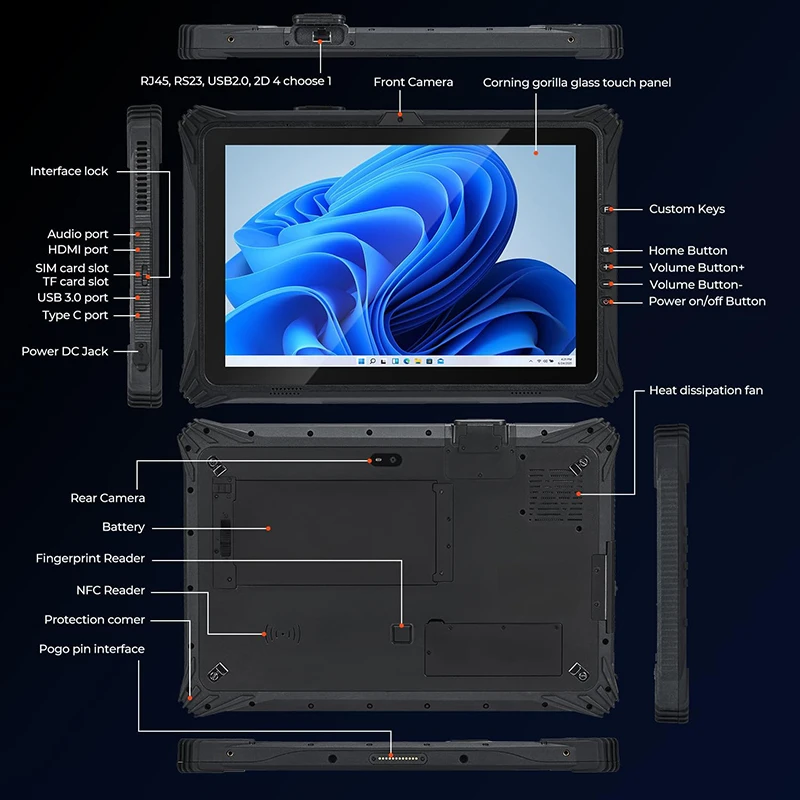 RUGLINE 12.2 Inch Rugged Table – Industrial Laser Light recenzja i cena