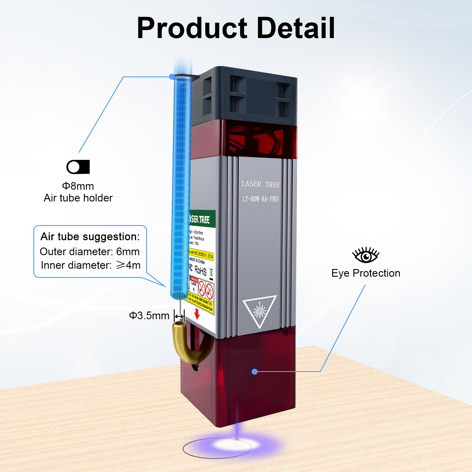LASER TREE 10W Optical Power 8 – Metal Laser Cutter Head recenzja i cena