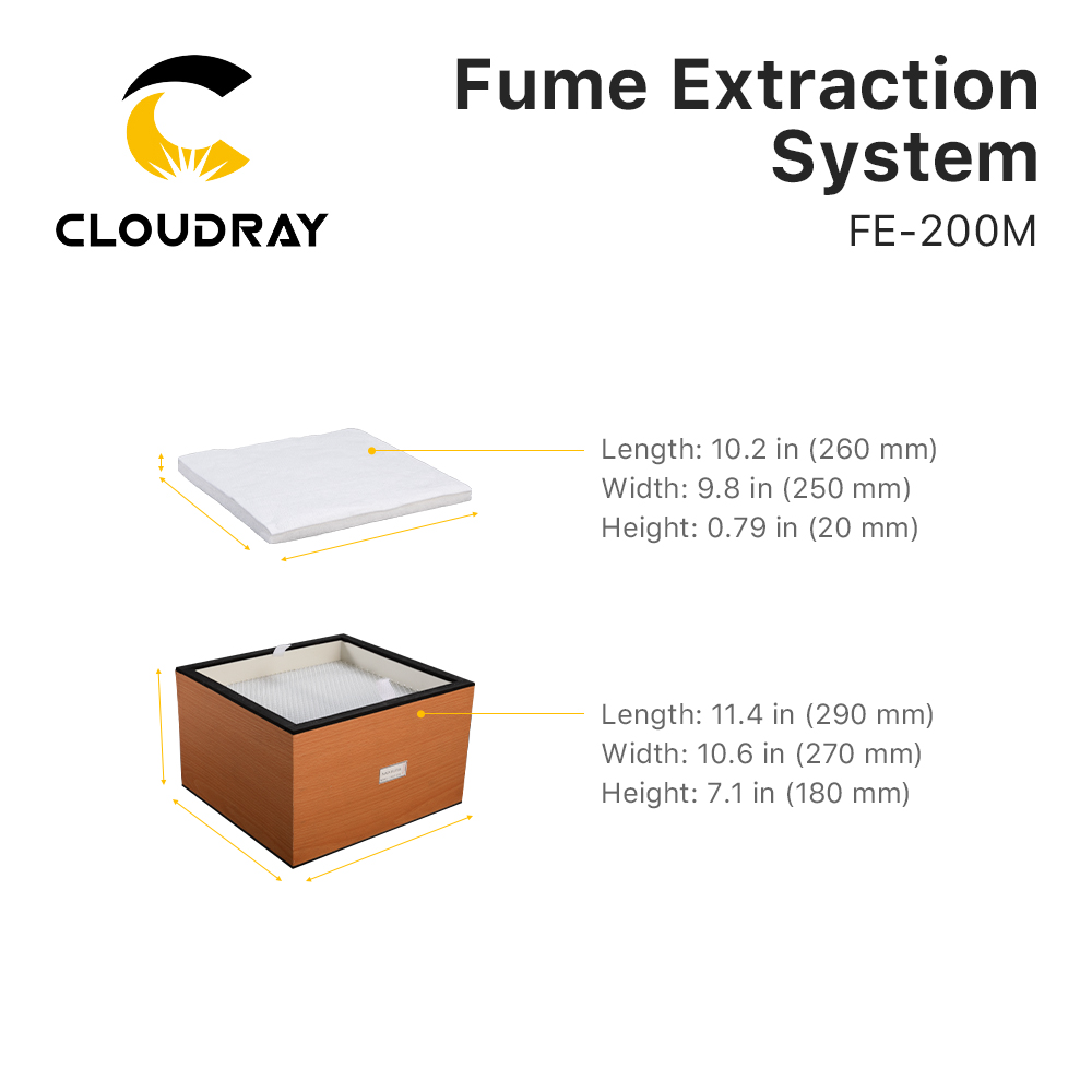 Cloudray Fume Extraction Syste – Laser Marking Machine recenzja i cena
