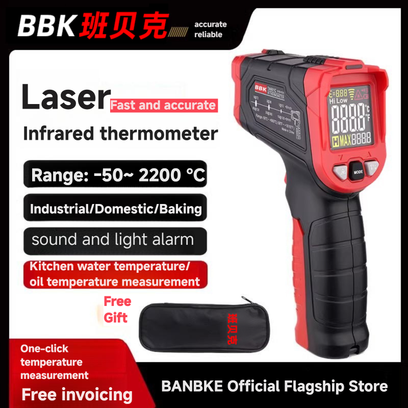 Portable Digital Laser IR LCD  – Industrial Laser Thermometer Gun recenzja i cena